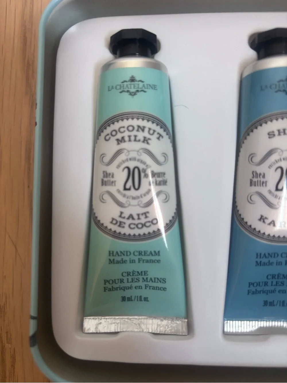La Chatelaine Hand Cream Set - 3 Pack with Tin